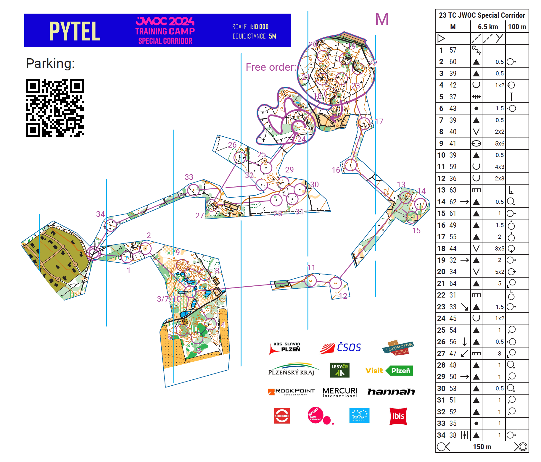 JWOC 2024 special corridor (05.07.2024)